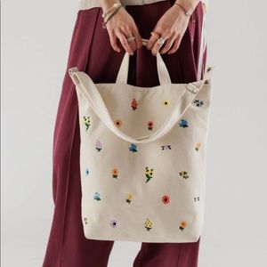 Baggu Duck Bag in Embroidered Ditsy Floral